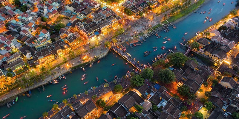 hoi an city from above